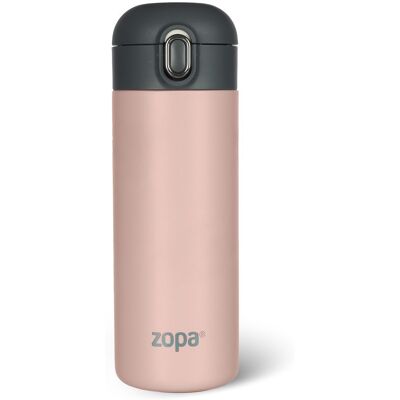 ZOPA Termoska na tekutiny se silikonovým držákem 400ml - Candy pink ZOPA Termoska na tekutiny se silikonovým držákem 400ml - Candy pink