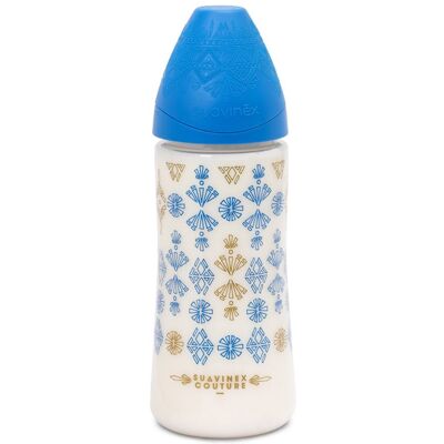 Suavinéx lahev Haute Couture silikon 360ml - TMAVĚ MODRÁ Suavinéx lahev Haute Couture silikon 360ml - TMAVĚ MODRÁ
