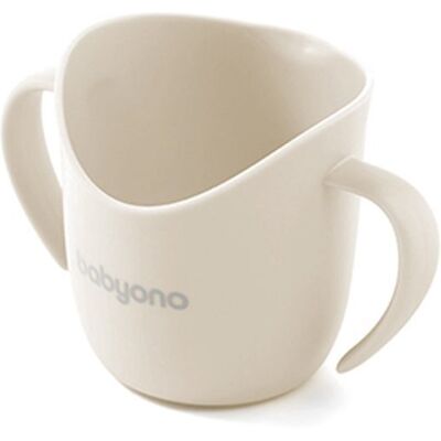 BABYONO Hrnek ergonomický s oušky 120 ml broskvový 6m+ - BABYONO Hrnek ergonomický s oušky 120 ml beige 6m+ BABYONO Hrnek ergonomický s oušky 120 ml broskvový 6m+ - BABYONO Hrnek ergonomický s oušky 120 ml beige 6m+
