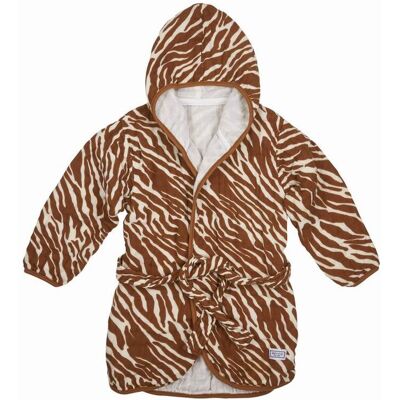 Meyco Mušelínový župánek - Zebra camel Meyco Mušelínový župánek - Zebra camel