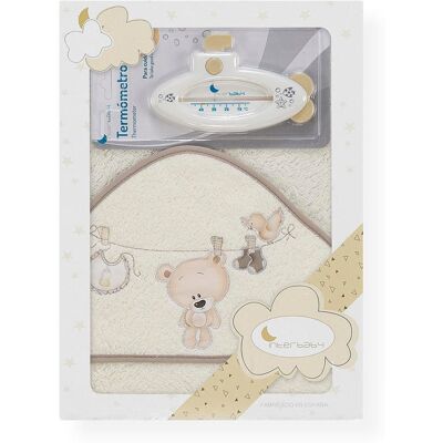 Interbaby OSUŠKA froté PRÁDLO + teploměr - KRÉMOVÁ Interbaby OSUŠKA froté PRÁDLO + teploměr - KRÉMOVÁ