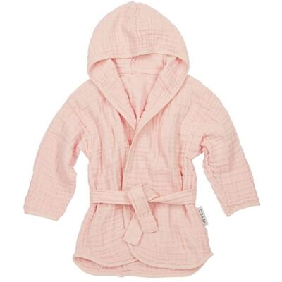 Meyco Mušelínový župánek 86/92 - Soft pink Meyco Mušelínový župánek 86/92 - Soft pink