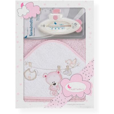 Interbaby OSUŠKA froté PRÁDLO + teploměr - RŮŽOVÁ Interbaby OSUŠKA froté PRÁDLO + teploměr - RŮŽOVÁ