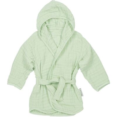 Meyco Mušelínový župánek 86/92 - Soft green Meyco Mušelínový župánek 86/92 - Soft green