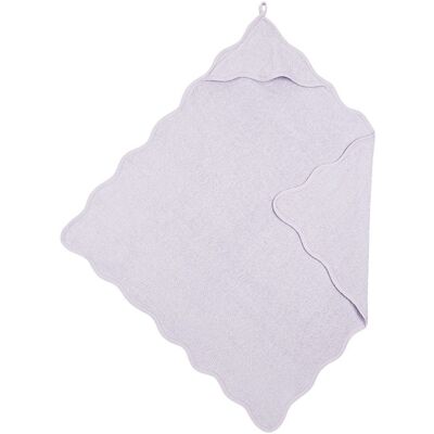 Meyco Osuška s kapucí Wavy - Soft lavender Meyco Osuška s kapucí Wavy - Soft lavender