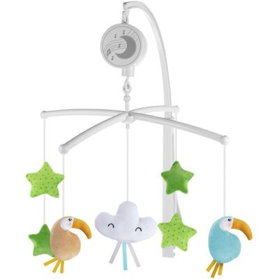 Zopa Music Mobile Toucan - Mobilní Karusel - Hračka na Spaní pro Děti Zopa Music Mobile Toucan - Mobilní Karusel - Hračka na Spaní pro Děti