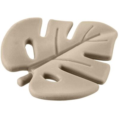 ZOPA Silikonové kousátko Leaf - Sand Beige ZOPA Silikonové kousátko Leaf - Sand Beige