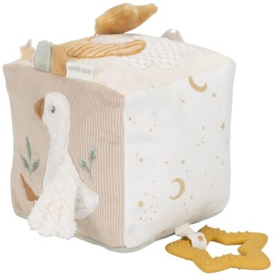 Little Dutch Kostka textilní s aktivitami Newborn Naturals Little Dutch Kostka textilní s aktivitami Newborn Naturals