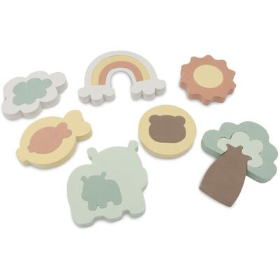 Jollein Pěnové puzzle do koupele Kangaroots Jollein Pěnové puzzle do koupele Kangaroots
