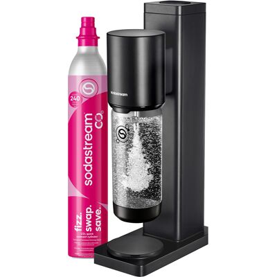 SodaStream FRESH BLACK Výrobník domácí perlivé vody 1x, Výrobník perlivé vody FRESH BLACK, 1x, Bombička CO₂ se systémem QuickConnect, 1x, Plastová SodaStream FRESH BLACK Výrobník domácí perlivé vody 1x, Výrobník perlivé vody FRESH BLACK, 1x, Bombička CO₂ se systémem QuickConnect, 1x, Plastová