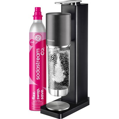 SodaStream FRESH PLUS BLACK Výrobník domácí perlivé vody 1x, Výrobník perlivé vody FRESH PLUS, 1x, Bombička CO₂ se systémem QuickConnect, 1x, SodaStream FRESH PLUS BLACK Výrobník domácí perlivé vody 1x, Výrobník perlivé vody FRESH PLUS, 1x, Bombička CO₂ se systémem QuickConnect, 1x,