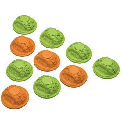 Axial kotouče pro vytýčení tratě zelená/oranžová (10) Axial kotouče pro vytýčení tratě zelená/oranžová (10)