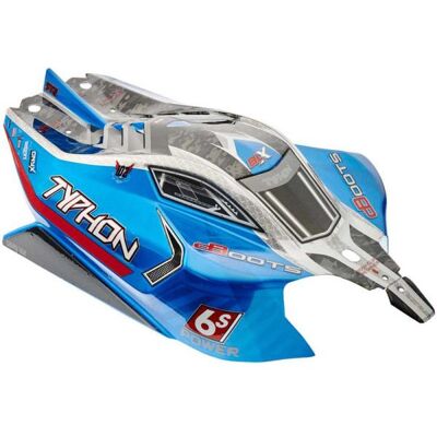 Arrma karosérie modrá: Typhon 6S BLX Arrma karosérie modrá: Typhon 6S BLX