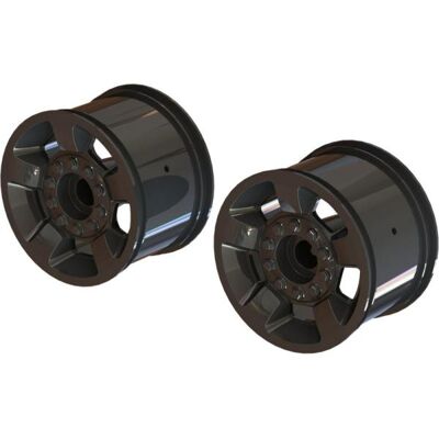 Arrma disk kola Mt 2.8" 14mm černý chrom (2) Arrma disk kola Mt 2.8" 14mm černý chrom (2)
