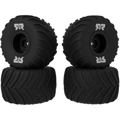 Arrma kolo s pneu dBoots Chevron MT, disk černý (4): GROM Arrma kolo s pneu dBoots Chevron MT, disk černý (4): GROM