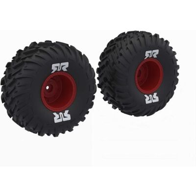 Arrma kolo s pneu dBoots Cut Chevron, disk červený (2) Arrma kolo s pneu dBoots Cut Chevron, disk červený (2)