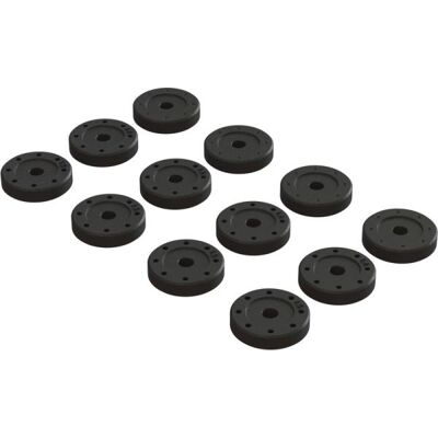 Arrma sada pístů tlumiče: 1.4mm (8), 1.5mm (8), nulový (4) Arrma sada pístů tlumiče: 1.4mm (8), 1.5mm (8), nulový (4)