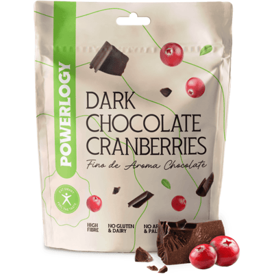 Powerlogy Dark Dražované Plody 100 g Brusinky Powerlogy Dark Dražované Plody 100 g Brusinky