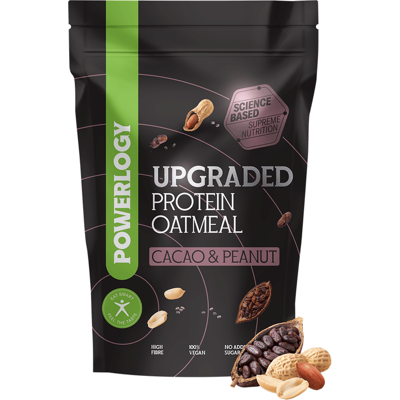 Powerlogy Organic Oatmeal 350 g Arašídy a kakao Powerlogy Organic Oatmeal 350 g Arašídy a kakao