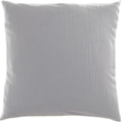 TOP Mušelínový povlak na polštář 40x40 SVĚTLE ŠEDÝ TOP Mušelínový povlak na polštář 40x40 SVĚTLE ŠEDÝ