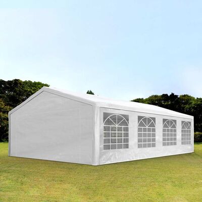 TOOLPORT Párty stan 5x8 m, plachta z PE, bílá - (90108) TOOLPORT Párty stan 5x8 m, plachta z PE, bílá - (90108)