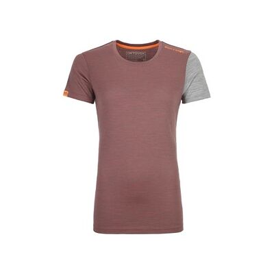 Ortovox W's 185 Rock n Wool Short Sleeve blush blend, vel. S Ortovox W's 185 Rock n Wool Short Sleeve blush blend, vel. S