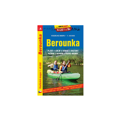 SHOCart Vodácká mapa Berounka 1:45 000 SHOCart Vodácká mapa Berounka 1:45 000