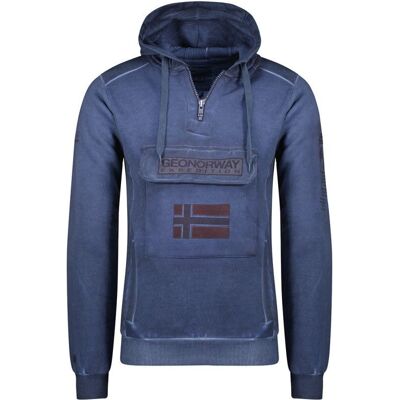 Geographical Norway Unisex mikina Gymclass WU8270HGNO Tmavě modrá - GEONORWAY tmavě modrá 2XL Geographical Norway Unisex mikina Gymclass WU8270HGNO Tmavě modrá - GEONORWAY tmavě modrá 2XL