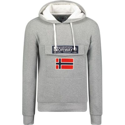 Pánská mikina WW6114H/GN Šedá vzor - Geographical Norway šedá vzor XL Pánská mikina WW6114H/GN Šedá vzor - Geographical Norway šedá vzor XL