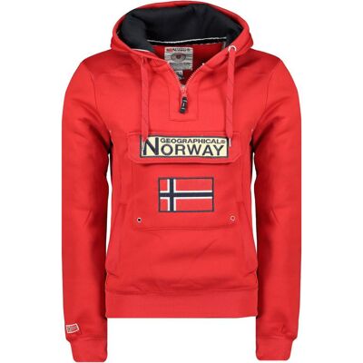 Pánská mikina WY10089H/GN Červená - Geographical Norway červená vzor L Pánská mikina WY10089H/GN Červená - Geographical Norway červená vzor L