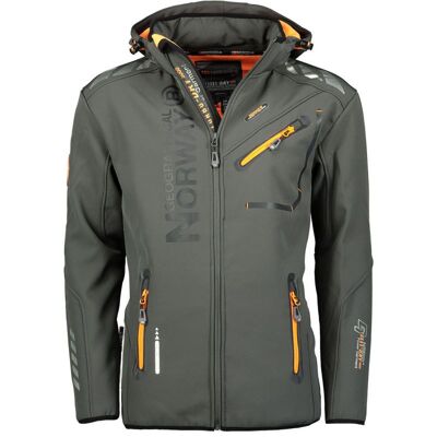 Geographical Norway Softshellová bunda Royaute DB 068 M WY8027H/GN/Dark Grey / Orange m Geographical Norway Softshellová bunda Royaute DB 068 M WY8027H/GN/Dark Grey / Orange m