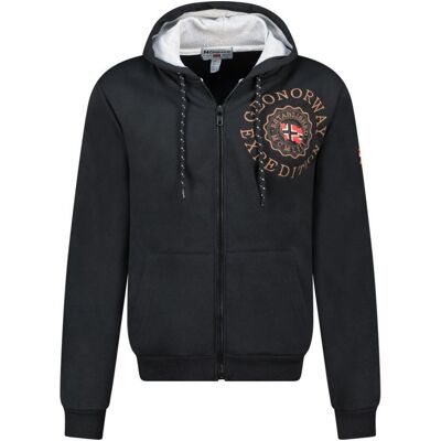 Mikina Geographical Norway Geganto DB 100 M WZ3024H/GN-Black pánské s Mikina Geographical Norway Geganto DB 100 M WZ3024H/GN-Black pánské s