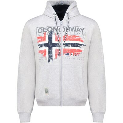 Geographical Norway Geografické Norsko Mikina Grusty Blended DB 100 M WZ3084H/GN-Blended Grey 2XL Geographical Norway Geografické Norsko Mikina Grusty Blended DB 100 M WZ3084H/GN-Blended Grey 2XL