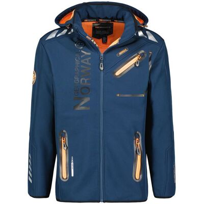 Pánská softshellová bunda Geographical Norway ROYAUTE NAVY -ORANGE DB MEN 068 NAVY / ORANGE (WY8028H/GN-MARINE / ORANGE) L Pánská softshellová bunda Geographical Norway ROYAUTE NAVY -ORANGE DB MEN 068 NAVY / ORANGE (WY8028H/GN-MARINE / ORANGE) L