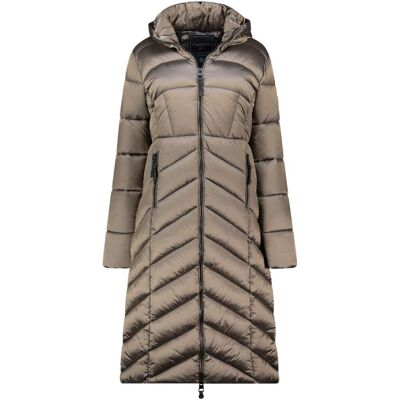 Geographical Norway Zeměpisná oblast Norsko BLANCHE LONG TAUPE DB LADY 0116 TAUPE dámská bunda (WZ5490F/GN-TAUPE) XL Geographical Norway Zeměpisná oblast Norsko BLANCHE LONG TAUPE DB LADY 0116 TAUPE dámská bunda (WZ5490F/GN-TAUPE) XL