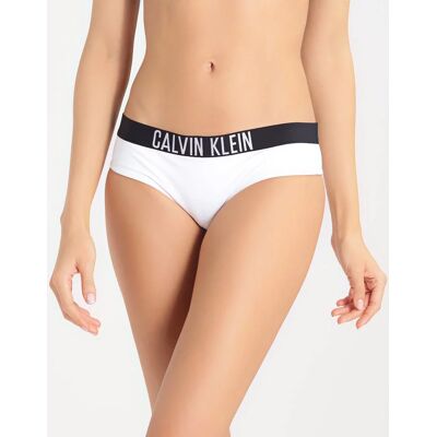 Spodní díl plavek KW0KW00221-100 bílá - Calvin Klein bílá M Spodní díl plavek KW0KW00221-100 bílá - Calvin Klein bílá M