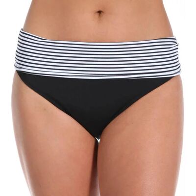 Dámský spodní díl plavek Anya Stripe SW0897 - Panache černo - bílá 34 Dámský spodní díl plavek Anya Stripe SW0897 - Panache černo - bílá 34