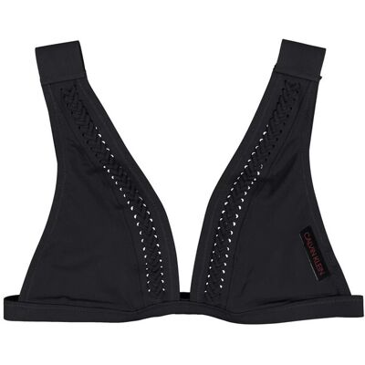 Vrchní díl plavek KW0KW00809-BEH černá - Calvin Klein černá S Vrchní díl plavek KW0KW00809-BEH černá - Calvin Klein černá S