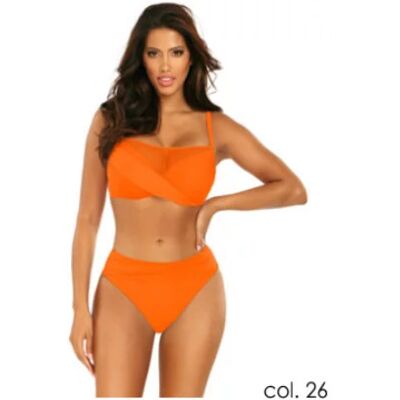 Dámské dvoudílné plavky Fashion 16 S1002N2-26c, oranžová - Self 38C Dámské dvoudílné plavky Fashion 16 S1002N2-26c, oranžová - Self 38C