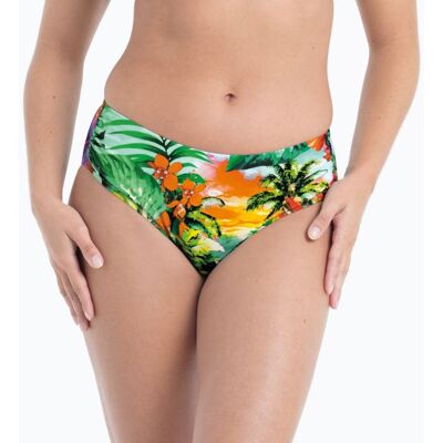 Dámské plavkové kalhotky Mira Bottom kalhotky 8415-0 zelená/květy - Anita Classix 38 Dámské plavkové kalhotky Mira Bottom kalhotky 8415-0 zelená/květy - Anita Classix 38