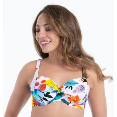 Dámská plavková podprsenka Elna Top Bikini - horní díl 8433-1 multi colour - Anita Classix 75C Dámská plavková podprsenka Elna Top Bikini - horní díl 8433-1 multi colour - Anita Classix 75C