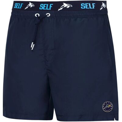Pánské plavky SM25-17 Summer Shorts tm. modré - Self M Pánské plavky SM25-17 Summer Shorts tm. modré - Self M