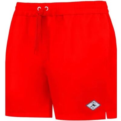 Pánské plavky Travel Shorts SM27N-6 Červená - Self červená XL Pánské plavky Travel Shorts SM27N-6 Červená - Self červená XL