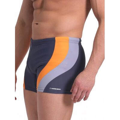 Pánské plavkové boxerky model 19377326 M2XL - Sesto Senso černá L Pánské plavkové boxerky model 19377326 M2XL - Sesto Senso černá L