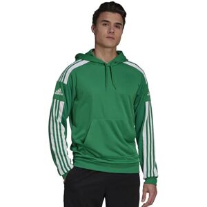 Pánská mikina s kapucí GP6437 Zelená s bílou - Adidas zeleno-bílá S Pánská mikina s kapucí GP6437 Zelená s bílou - Adidas zeleno-bílá S