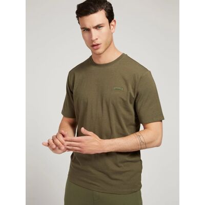 Pánské tričko U1YA15JR06K - G8F6 khaki - Guess khaki L Pánské tričko U1YA15JR06K - G8F6 khaki - Guess khaki L