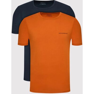 Giorgio Armani Pánské triko - 111267 2R717 03563 - oranžová/tm.modrá - Emporio Armani L oranžová - modrá Giorgio Armani Pánské triko - 111267 2R717 03563 - oranžová/tm.modrá - Emporio Armani L oranžová - modrá