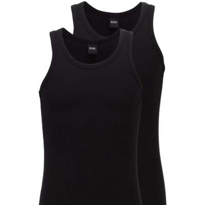 Pánský nátělník 2ks 50325406 001 černá Hugo Boss XL černá Pánský nátělník 2ks 50325406 001 černá Hugo Boss XL černá