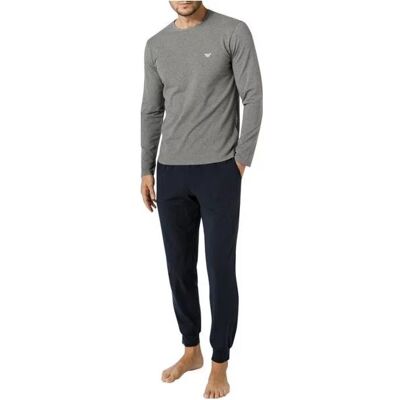 Giorgio Armani Pánské pyžamo 111789 2F720 12149 šedá/tm.modrá - Emporio Armani šedo-modrá M Giorgio Armani Pánské pyžamo 111789 2F720 12149 šedá/tm.modrá - Emporio Armani šedo-modrá M