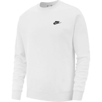 Pánská mikina Sportswear Club M BV2662-100 bílá - Nike XXL Pánská mikina Sportswear Club M BV2662-100 bílá - Nike XXL